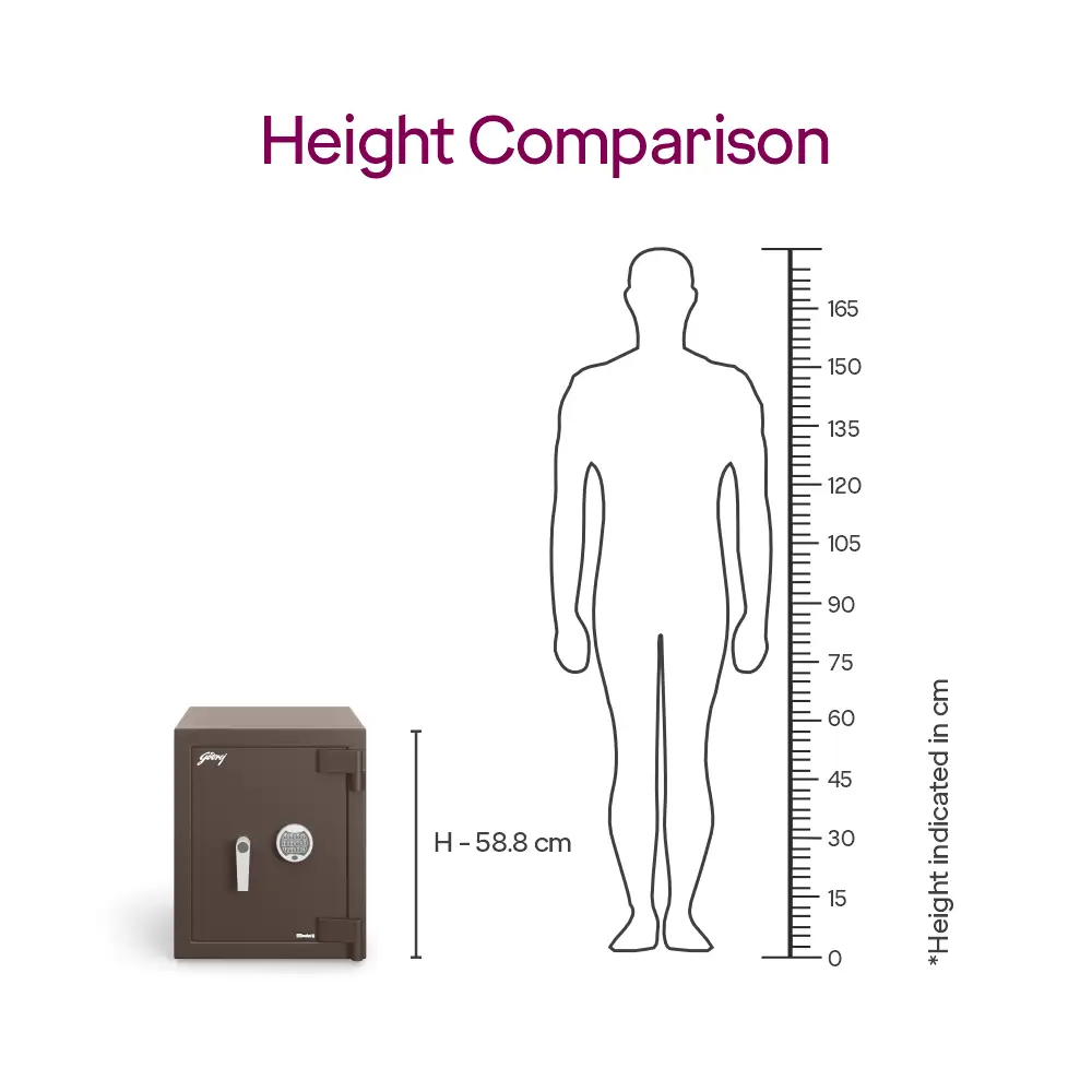 Godrej Matrix 1814-12 V7 (59L) EL Coffee Home Locker 